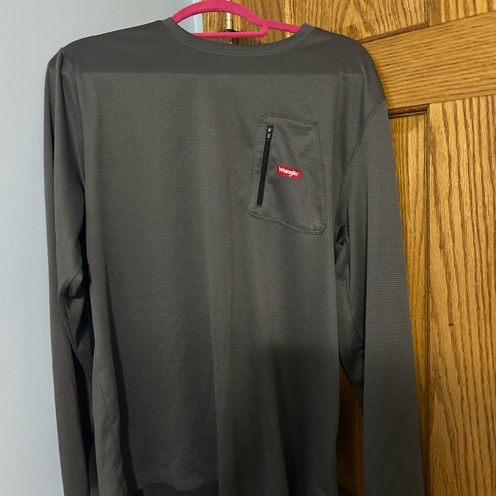 Wrangler long sleeve shirt.